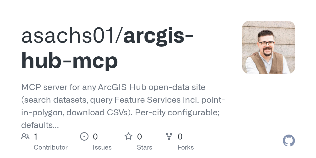 ArcGIS Hub MCP 仓库预览图