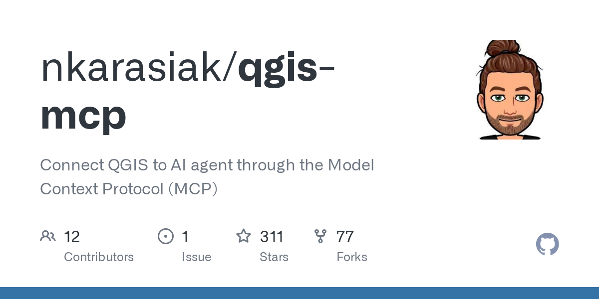 QGIS MCP GitHub 仓库预览图